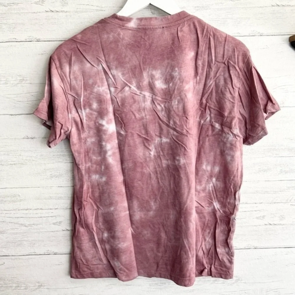 Lulu’s Cozy Livin' Mauve Purple Tie-Dye Tee Size Medium NWT - Picture 6 of 11